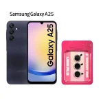 محافظ لنز رینگی نگین دار BLACK کیزاشی مناسب برای Samsung Galaxy A25/A05s