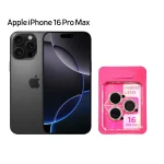 محافظ لنز رینگی نگین دار GRAY کیزاشی مناسب برای Apple IPhone 16 Pro Max